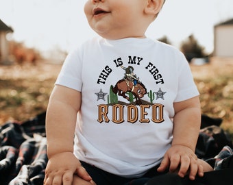 My First Rodeo Birthday Shirt, Cowboy Birthday Shirt, Rodeo birthday shirt, Western Birthday,  1st Birthday Outfit