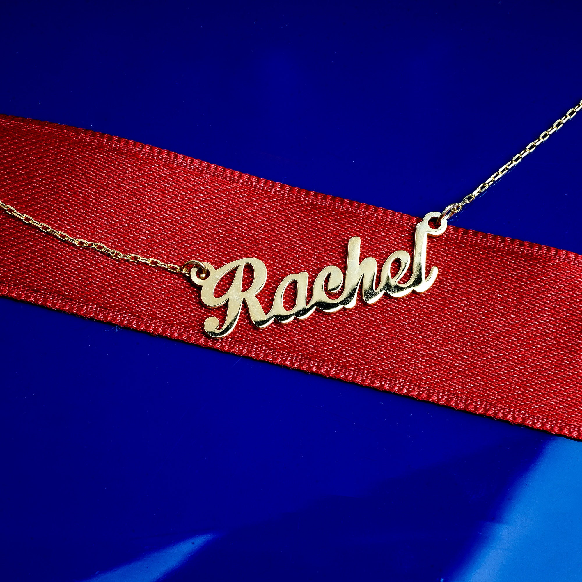 Custom Name Necklace Gold Name Necklace Name Necklace Etsy