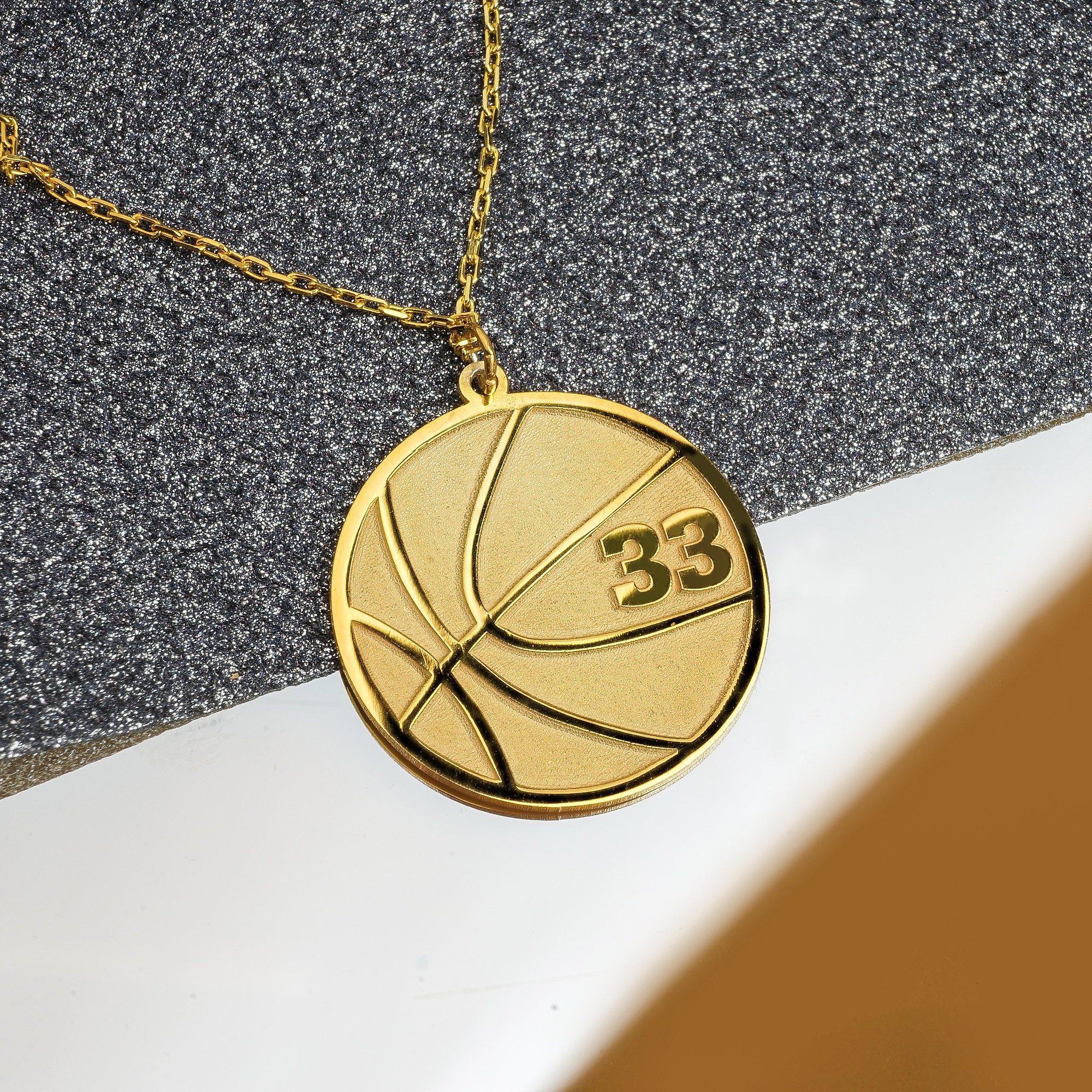 Basketball Necklace Basketball Jewelry Basketball Gift Etsy