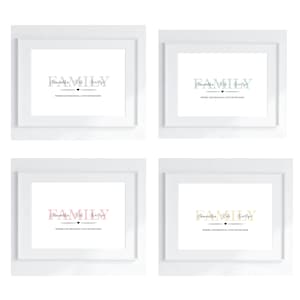 Personalised Family Print, Family Name Print, Fathers Day gift, Mothers Day, New Home Gift, Baby Shower gift, Wedding Gift