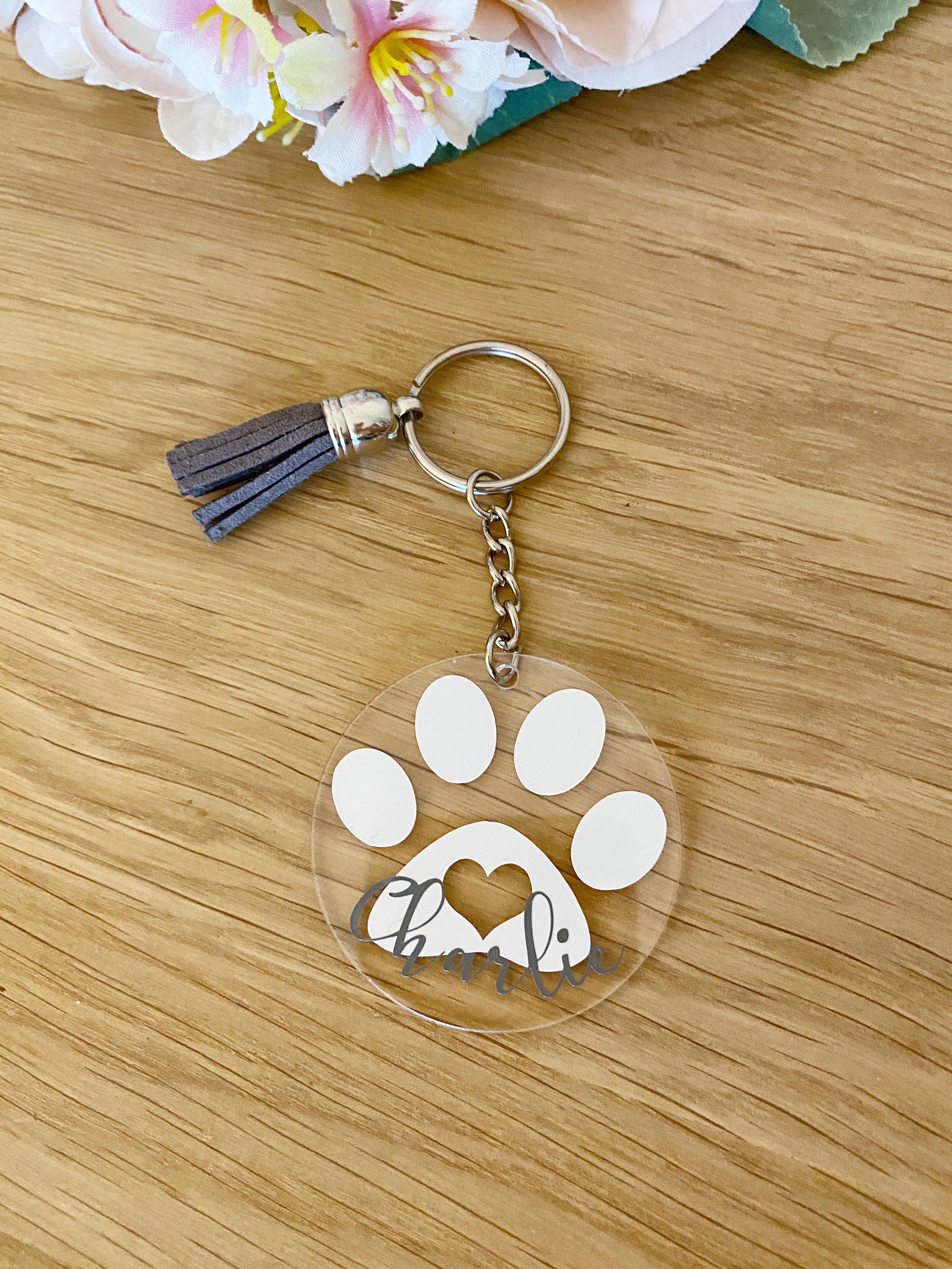 Personalised Pet Keyring Dog Keyring Cat Keyring Fathers Etsy UK