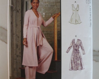 McCall's Sewing Pattern M8245 - Misses' Romper, Jumpsuit, Robe and Sash, Size: A (XS-S-M-L-XL-XXL)