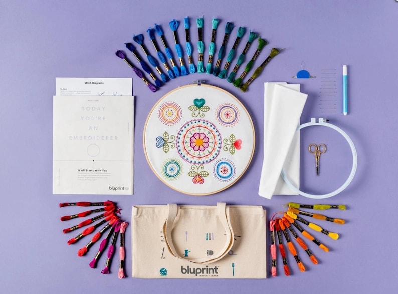 New Embroidery Box Kit by Blueprint formally Craftsy Amazing Etsy