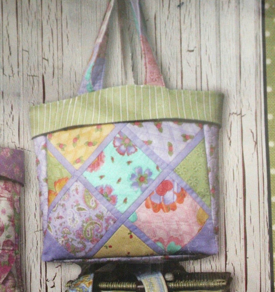 Quilted TOTE BAG KIT, Whistlepig Creek Productions Tote Bag Pattern ...