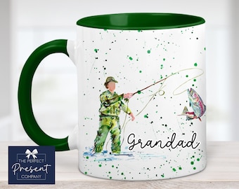 Personalised Fishing Mug | Mug for Fisherman | Fishing Gift | Mug for Dad | Father's Day Gift | Fishing Birthday Gift | Fishing Gift for Him