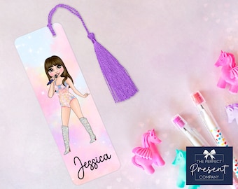 Personalised Girls Bookmark | Older Girls Bookmark | Teenager Girl Bookmark | Tween Bookmark | Girls Birthday Gift | Pop Star Gift
