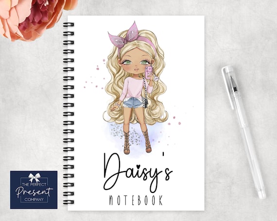 Ruzister Mini Journal Intime En Peluche Chat Pour Filles - Carnet De Notes Mignon Rose, Cadeau Anniversaire Idéal 6, 7, 8 Ans