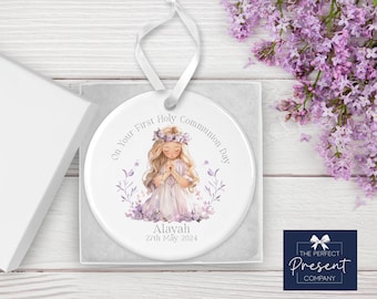Personalised Girls First Holy Communion Gift | First Holy Communion Keepsake | First Holy Communion | Holy Communion Gift | First Communion