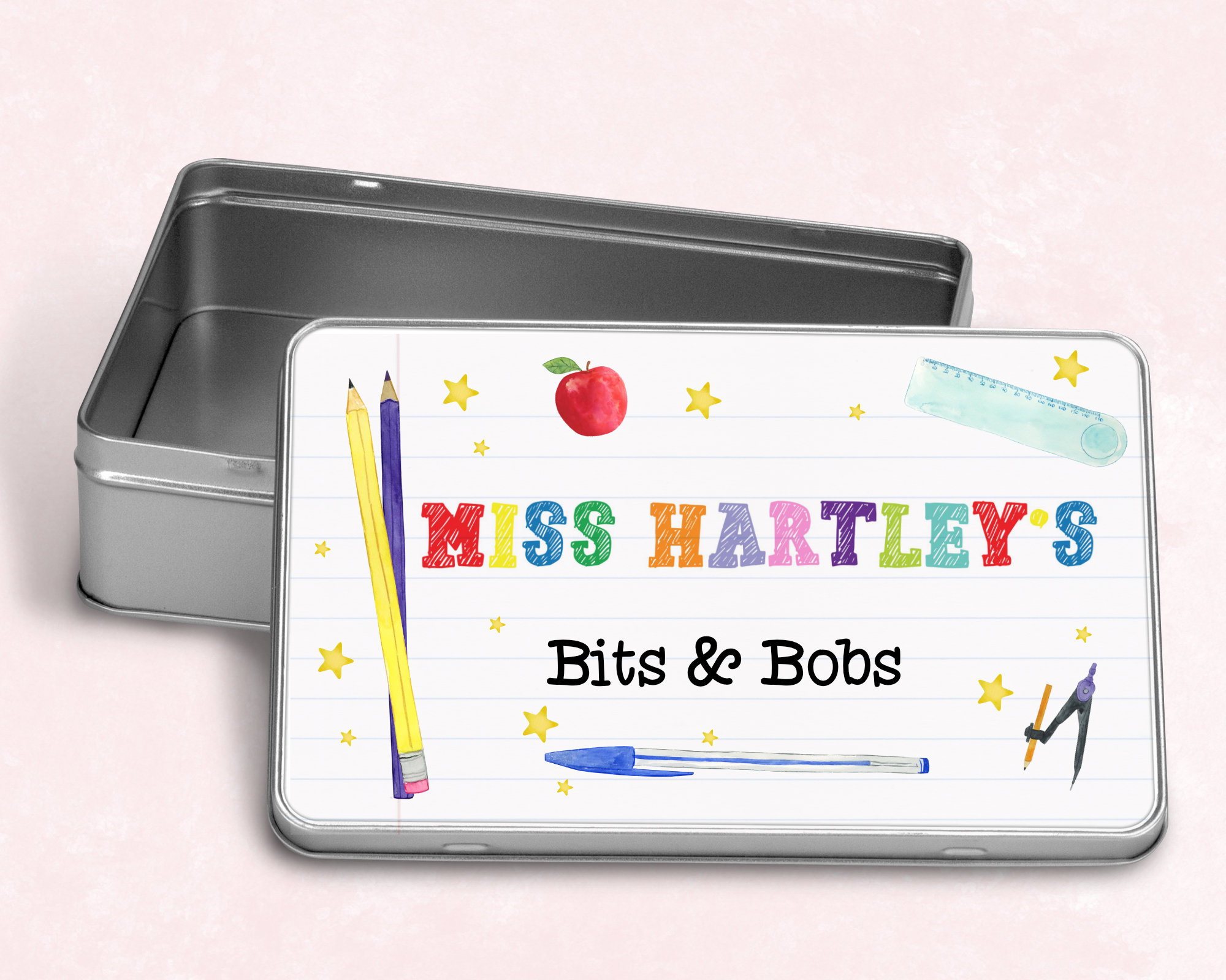 Personalised Teacher Gift Personalised Teacher Tin Gift Etsy