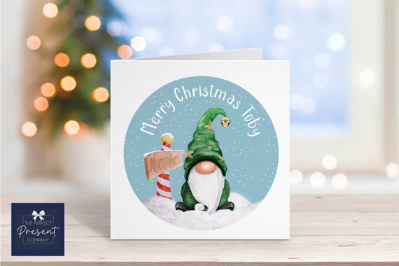 Personalised christmas gonk Clearance