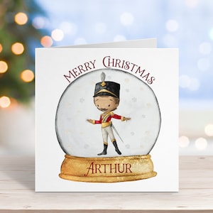 Personalisierte Nutracker Weihnachtskarte | Besondere Nussknacker Weihnachtskarte | Personalisierte Weihnachtskarte | Kinder Weihnachtskarte