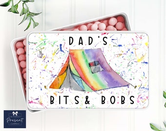 Personalisierte Leckerli Dose | Personalisiertes Camping Geschenk | Camping Zinn | Camping Vorratsdose | Geschenk für Camper | Geschenk für Camping Fanr Oma