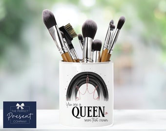 Personalised Brush Pot | Make Up Brush Holder | Brush Pot | Make-up Storage | Hairbrush pot | Make Up Organiser | Gift for Teenage Girl