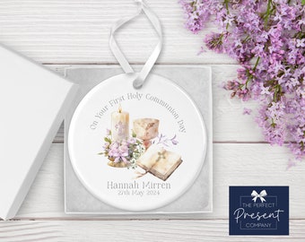 Personalised Girls First Holy Communion Gift | First Holy Communion Keepsake | First Holy Communion | Holy Communion Gift | First Communion