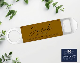 Personalised Bottle Opener | Best Man Gift | Bridal Party Gift | Personalised Bar Blade | Wedding Bottle Opener | Usher Gift | Wedding  Gift