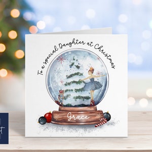 Cartão de Natal Quebra-Nozes Personalizado | Cartão de Natal para Meninas | Cartão de Natal para Filha | Cartão de Natal para Neta | Cartão de Natal Quebra-Nozes para Crianças