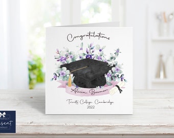 Personalised Graduation Card | Graduation Card | Graduation 2022 | Congratulations Graduation Card | Graduation Gift | Girls Graduation Card