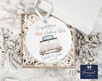 Personalised Wedding Gift | Wedding Keepsake | Wedding Ornament | Mr and Mrs Gift | Mrs and Mrs Gift | Mr and Mr Gift | Just Married Gift