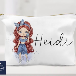 Personalised Cosmetics Bag | Personalised Make Up Bag | Make Up Gift | Gift for Teenage Girl | Tween Gift | Toiletry Bag | Girls Birthday