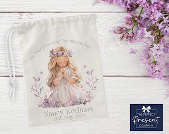 Personalised First Holy Communion Gift | Girls 1st Communion Gift | Communion Pouch | Holy Communion Rosary Beads Pouch | Communion Keepsake
