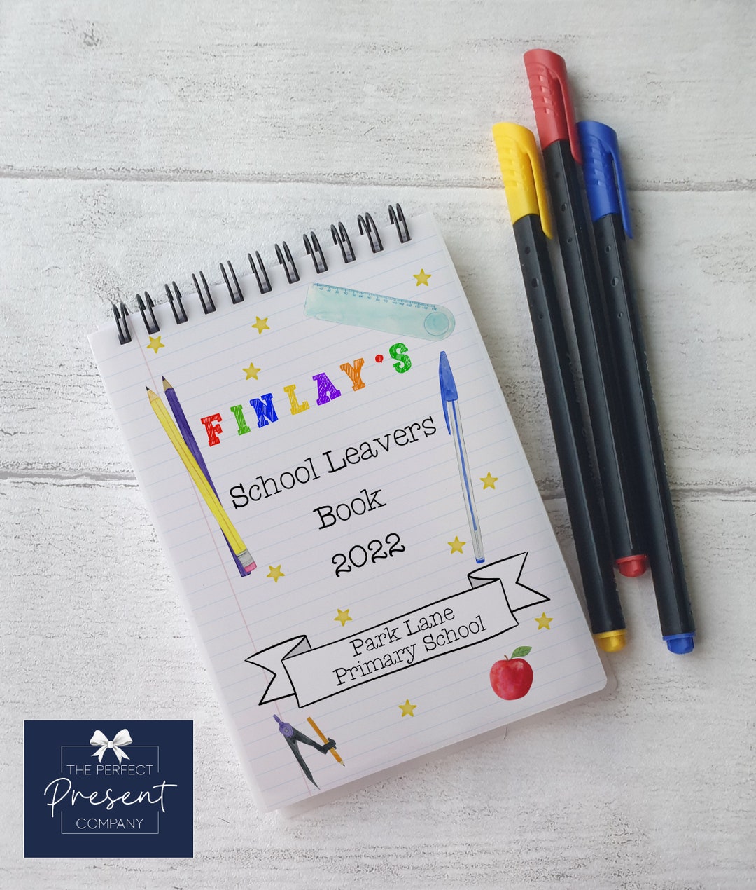 A6 Personalised School Leavers Book Personalised School Leavers Book