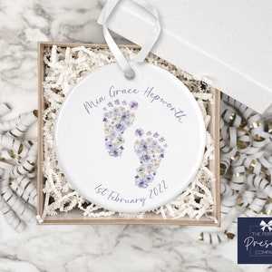 Personalised New Baby Gift | Personalised New Baby Keepsake | New Baby Gift | Baby Girl Gift | Baby Boy Gift | New Baby Ornament