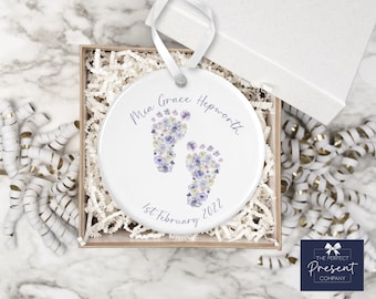 Personalised New Baby Gift | Personalised New Baby Keepsake | New Baby Gift | Baby Girl Gift | Baby Boy Gift | New Baby Ornament