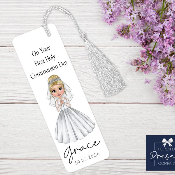 Personalised Girls First Holy Communion Gift | First Holy Communion Keepsake | First Holy Communion | Holy Communion Gift | Bible Bookmark