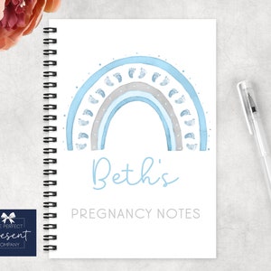 Cuaderno de embarazo personalizado / cartas a mi libro de protuberancias / nuevo cuaderno de bebé / diario de embarazo / regalo para mamá para ser / regalo de baby shower