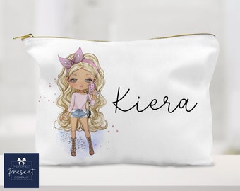 Personalised Cosmetics Bag | Personalised Make Up Bag | Make Up Gift | Gift for Teenage Girl |Birthday Gift for Her | Girls Toiletry Bag