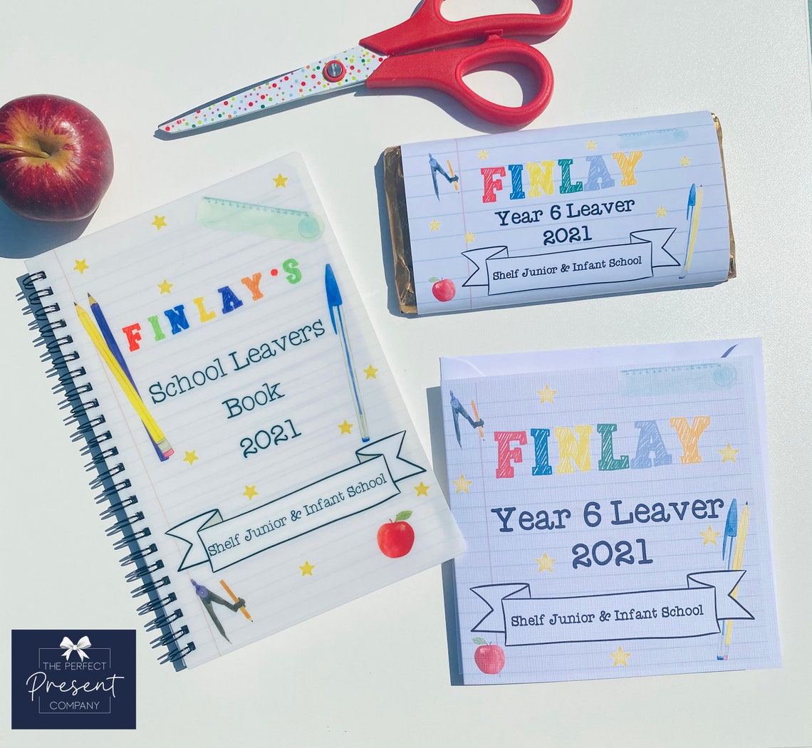 Personalised School Leavers Card Personalised School Leavers Etsy UK