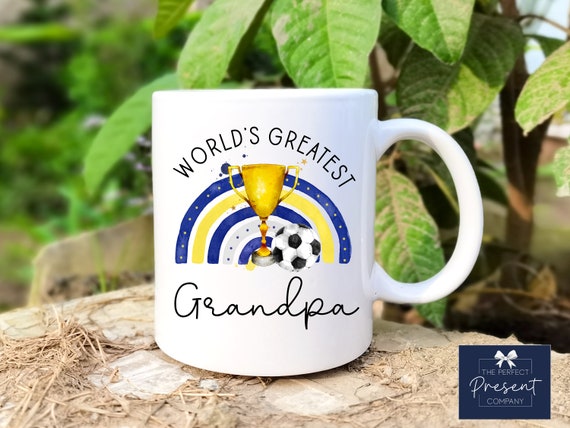 Personalised Football Mug | Personalised Father's Day Gift | Personalised Leeds United Gift | Leeds Mug | Football Gift | Football Coaster