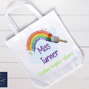 Personalised Teacher Gift | Personalised Teacher Bag | Gift for Teacher | Teacher Thank You | Teacher Tote Bag | Teacher School Bag