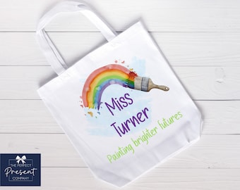 Personalised Teacher Gift | Personalised Teacher Bag | Gift for Teacher | Teacher Thank You | Teacher Tote Bag | Teacher School Bag