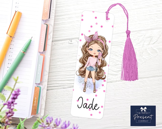 Personalised Girls Bookmark | Older Girls Bookmark | Teenager Girl Bookmark | Gift for Reader | Reading Gift | Small Gift for Girls | Reader