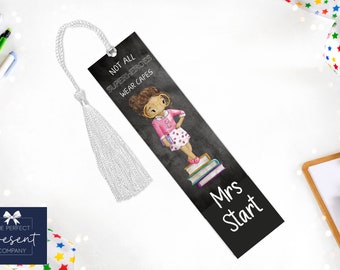 Personalised Teacher Bookmark | Personalised Bookmark | Personalised Teacher Gift | Pre School Gift | Nursery Gift