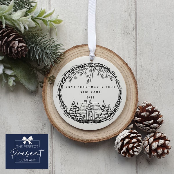 New Home Christmas Decoration | First Christmas in New Home Ornament | New Home Xmas Gift | First Home Christmas  | New Home Xmas Bauble