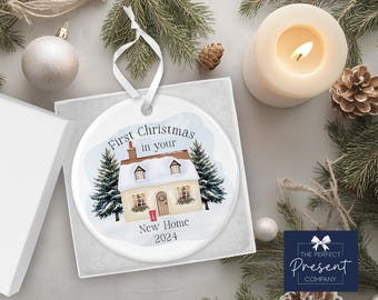 New Home Christmas Decoration | First Christmas in New Home Ornament | New Home Xmas Gift | First Home Christmas  | New Home Xmas 2024