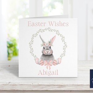 Carte de Pâques personnalisée | Carte de Pâques | Carte de Pâques des enfants | Carte de Pâques pour fille | Carte de Pâques pour garçon | Joyeuses Pâques | Souhaits de Pâques