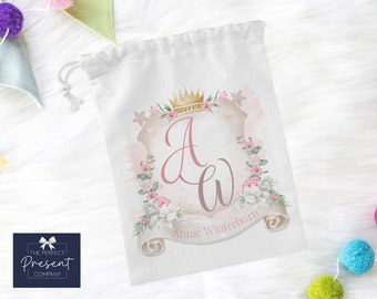 Personalised Baby Bag | Baby Girl Gift | Christening Gift | Baptism Gift | Naming Day Gift | First Outfit | Newborn Keepsake | Baby Gift