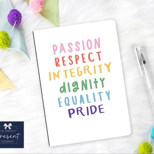 | d’ordinateurs portables PRIDE Carnet gay | | de carnets de notes lesbiennes | des ordinateurs portables LGBTQ | d’ordinateur portable A5 doublé | LGBTQIA+ Coming Out | Cadeau de fierté