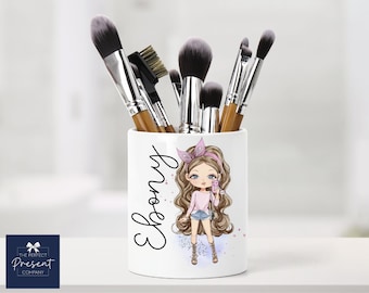 Personalised Make Up Storage | Cosmetics Gift | Make Up Brush Holder | Make Up Gift | Gift for Teenage Girl | Girls birthday Gift