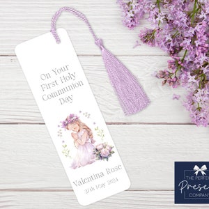 Personalised Girls First Holy Communion Gift | First Holy Communion Keepsake | First Holy Communion | Holy Communion Gift | Bible Bookmark