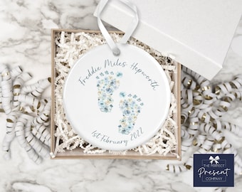 Personalised New Baby Gift | Personalised New Baby Keepsake | New Baby Gift | Baby Boy Gift | Baby Girl Gift | New Baby Ornament