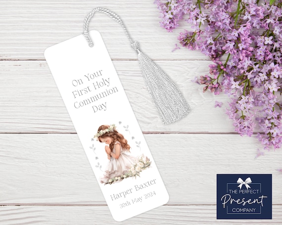 Personalised Girls First Holy Communion Gift | First Holy Communion Keepsake | First Holy Communion | Holy Communion Gift | Bible Bookmark