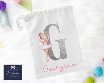 Personalised Girls Ballerina Bag | Personalised Ballet Bag | Gift for Ballerina | Ballet Gift | Ballet Shoes Bag | Girls Birthday Gift