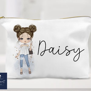 Personalised Cosmetics Bag | Personalised Make Up Bag | Make Up Gift | Gift for Teenage Girl | Tween Birthday Gift | Girls Toiletry Bag