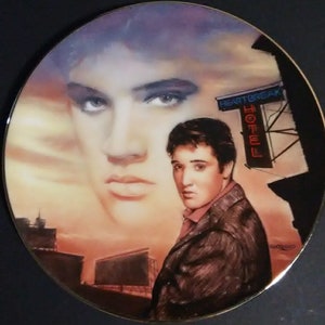 Elvis Presley Limited Edition Hearbreak Hotel Vintage Collector Plate