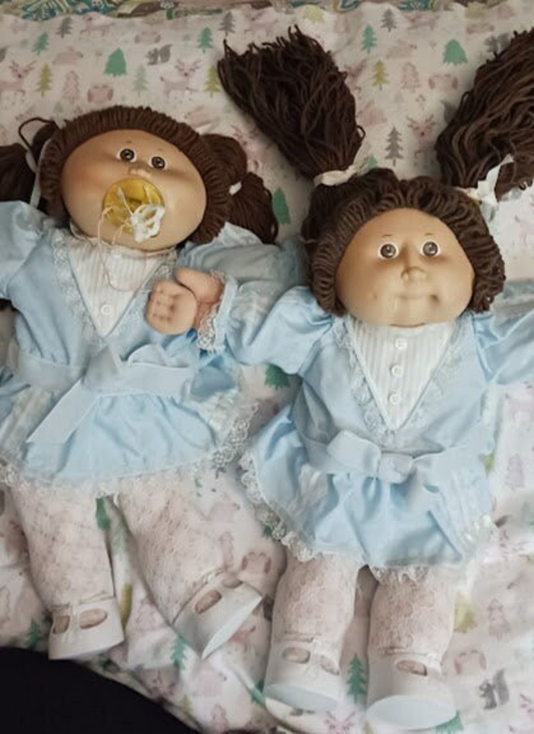 Cabbage Patch Doll Twins Girls Hair 1986 Etsy