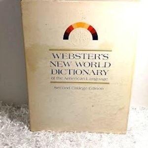 Webster&#39;s New World Dictionary of the American Language Second College Edition 1970 Vintage